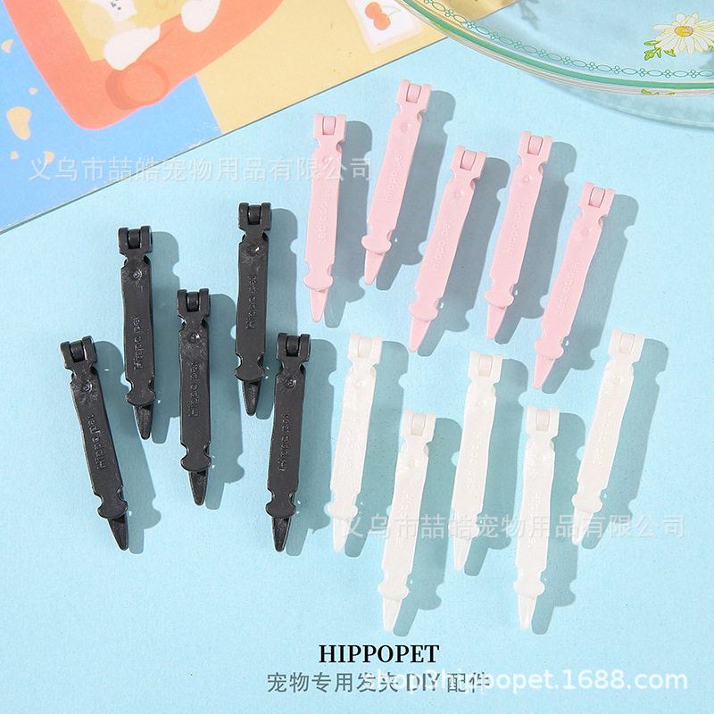 High-end Japanese-style pet hair clips 3.8/3.0 frog clips DIY hair fasteners non-slip non-falling cat and dog hair accessories base clip parts