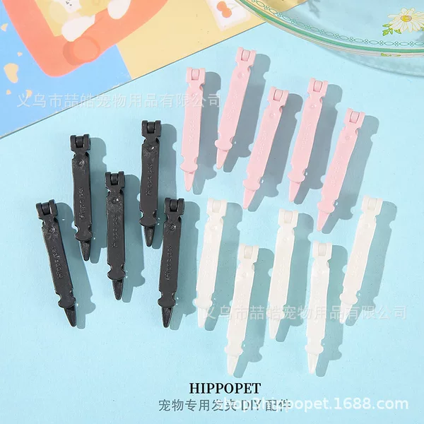 High-end Japanese-style pet hair clips 3.8/3.0 frog clips DIY hair fasteners non-slip non-falling cat and dog hair accessories base clip parts