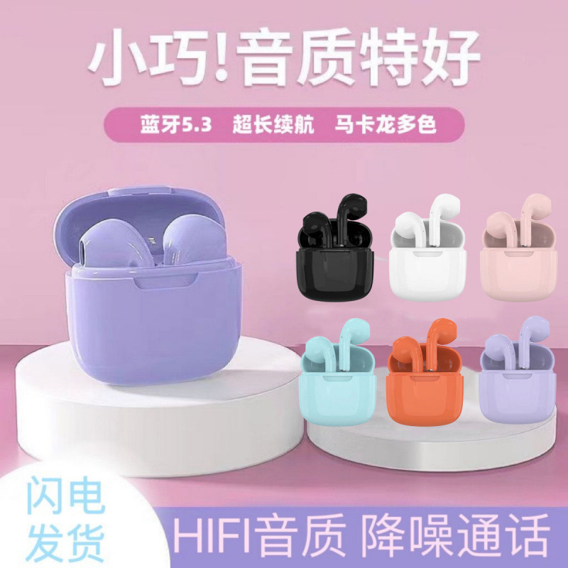 Cross-border A2Pro Bluetooth 5.3 Headset Mini In-ear TWS Wireless Transparent Macaron Color Long Life pro10