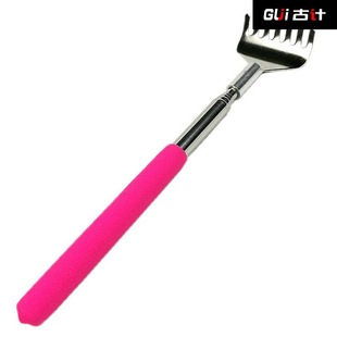 Widened Stainless Steel Tickle Rake Telescopic Portable Scratch Tickle Cute Multifunctional Back Scratch Artifact