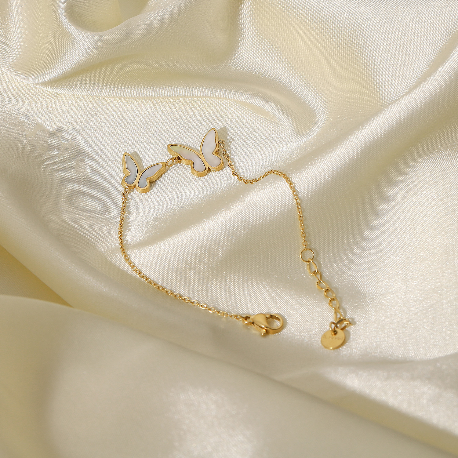 Womenu0027S Fashion Simple Style Butterfly Stainless Steel No Inlaid Bracelets