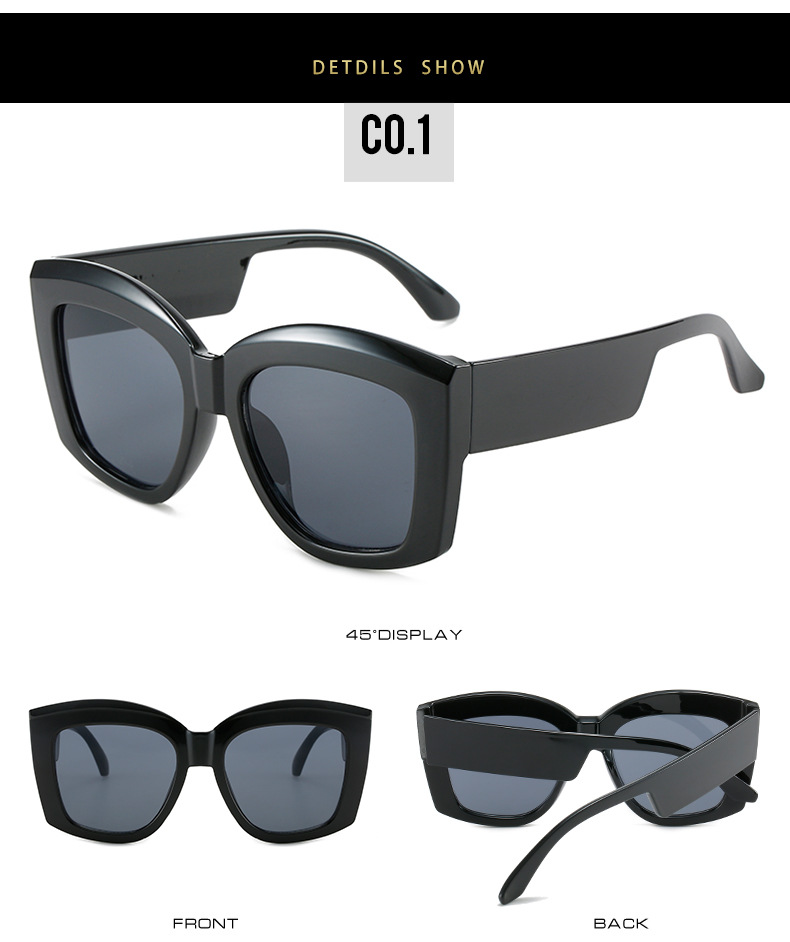 Trendy Women's Square Frame Sunglasses For Personalized Style_voghion.com