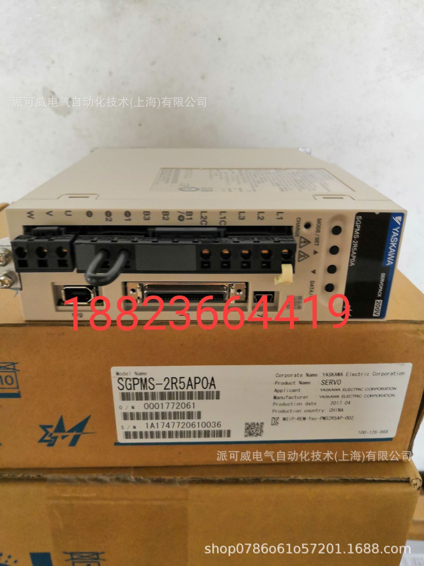 欢迎采购 SGPMS-2R5AP0A + SGMMS-02ADC6E   原装安川伺服供应