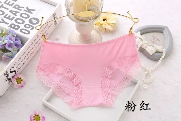 Factory modal seamless sexy underwear lace seamless waist warm briefs ladies cotton shorts factory