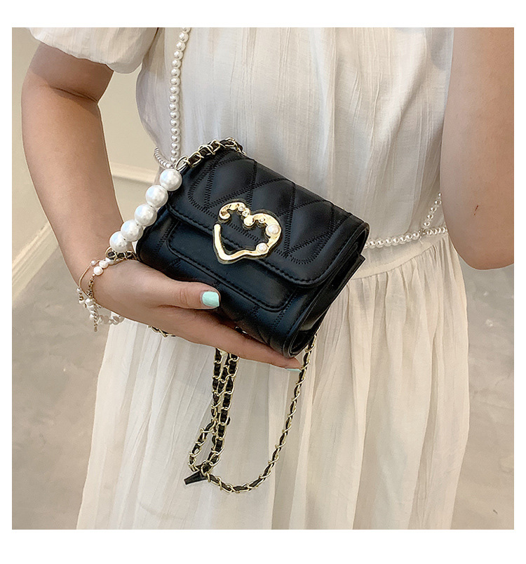 Wholesale Heart-shaped Buckle Messenger Shoulder Small Square Bag Nihaojewelry display picture 179