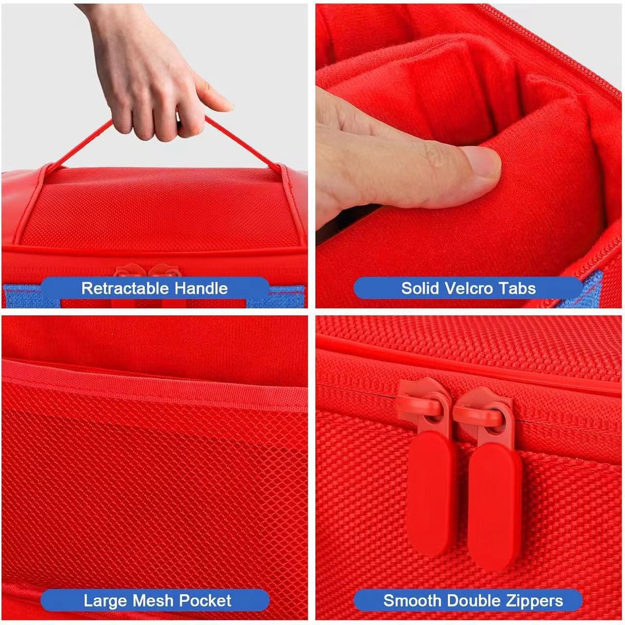 Funda protectora Nintendo switch 2 Bolsa de almacenamiento de viaje OLED Consola de juegos Nintendo NS con gran capacidad