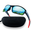 97A new outdoor sunglasses riding sports sunglasses can be equipped with glasses boxes for a piece of foreign trade factory goods