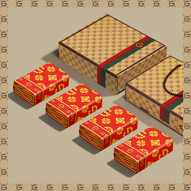 G1190【4개입 화려한 레드】4개입 선물 상자