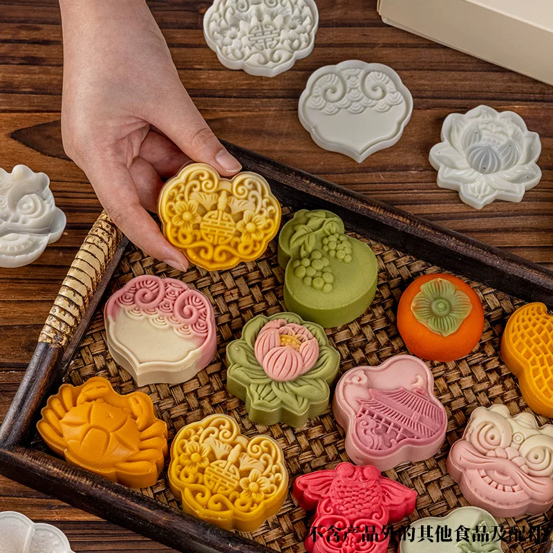 Ruyudeshui форма для Mooncake, инструмент для выпечки штампування бытовой торговец машитвая 2025 модель с значением оптом