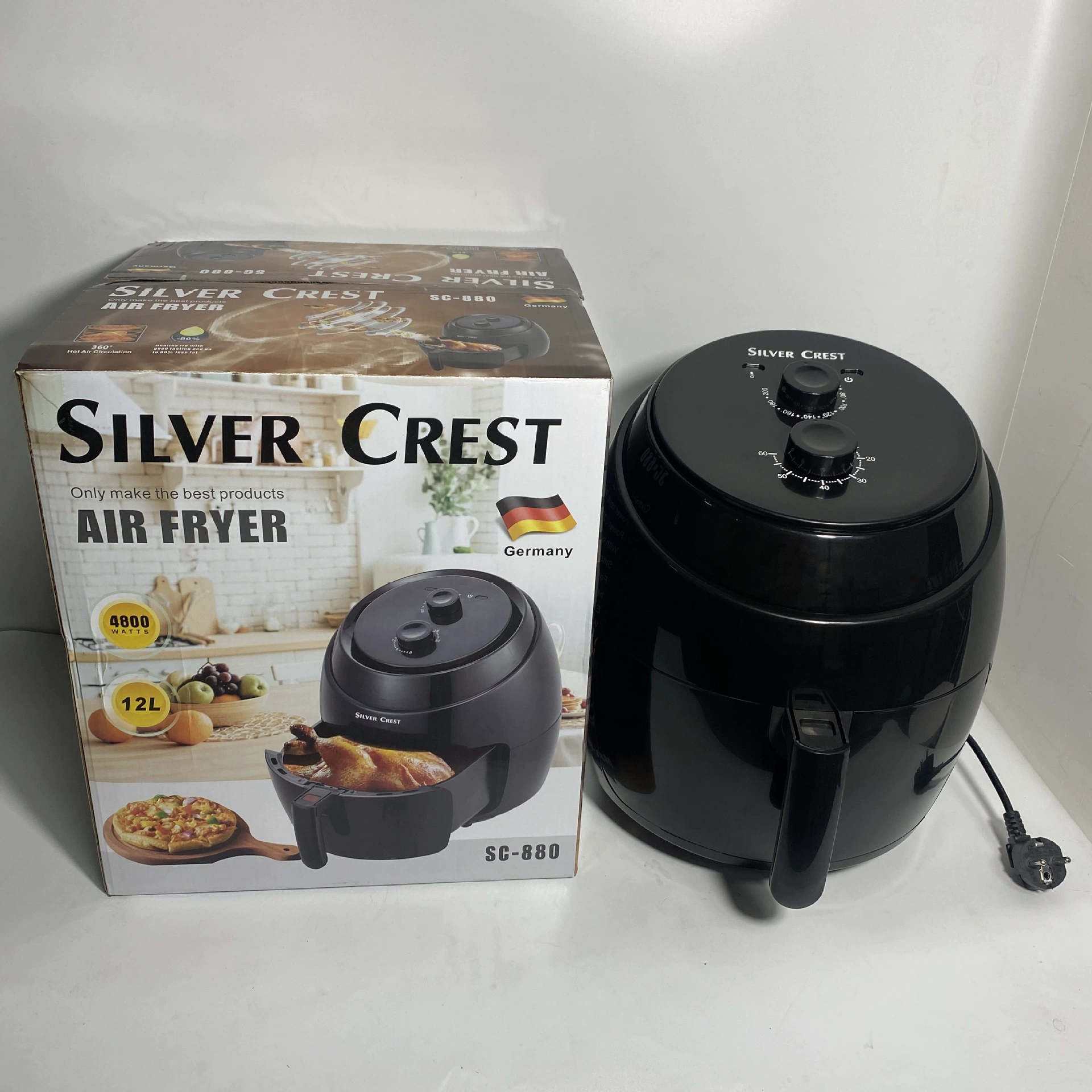 Silver Crest 12 L Air FRYER Английская воздушная жарка Пот Foreign Trade Cross-border Export Factory