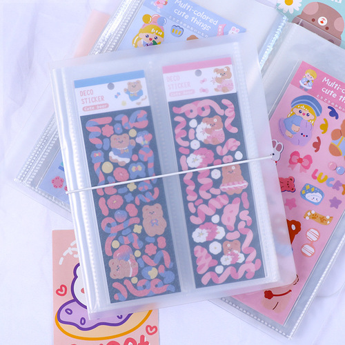 Large-capacity interstitial Guka sticker storage book, notebook stickers, postcards, photo storage albums wholesale
