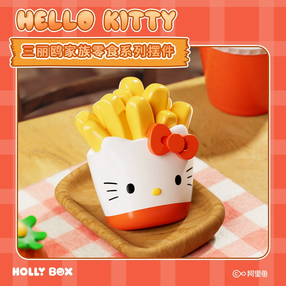 Мини-фигурка Sanrio, настольная кукла, серия «снэк» в слепом боксе, коллекционный подарок