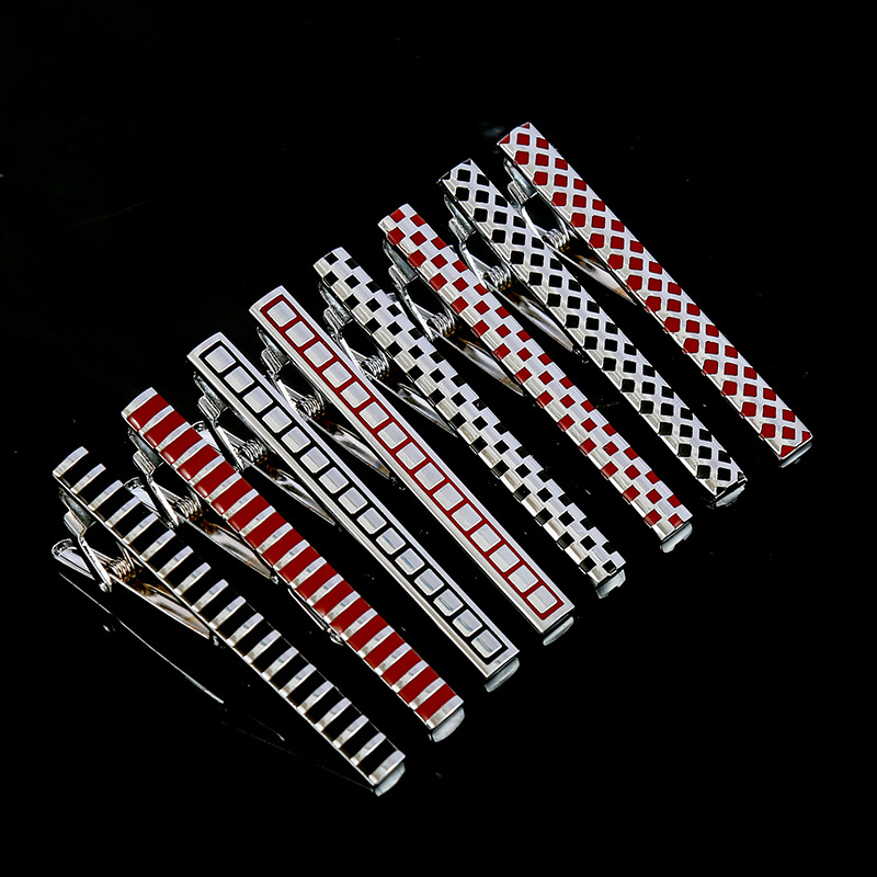 Business essential fashion not monotonous men's suit tie personality all-match boutique simple line tie clip