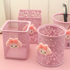 Creative Office Pen Holder, Unconventional, Retro, Literary, Fashionable, Korean, Fresh, Cute, K-Pop Style Pen Pot