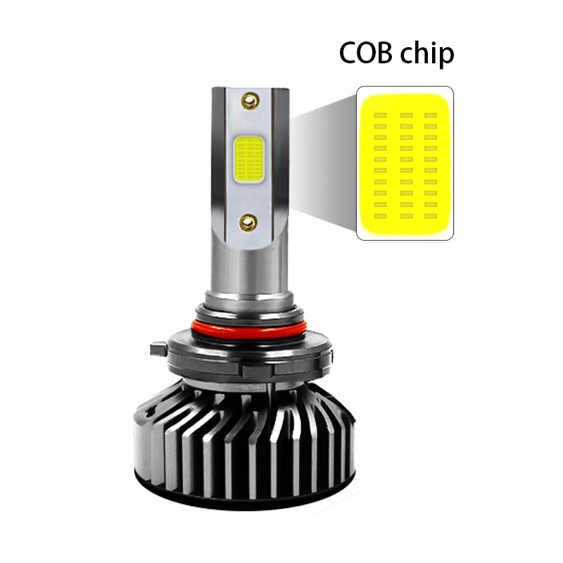 Linterna del coche 6500K F2 COB H4 H7 LED 9012 9005 H1 H11 LED luz modificada