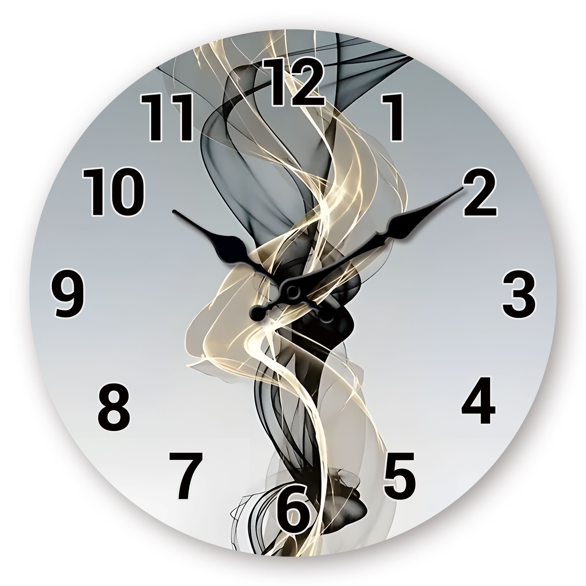 12 pulgadas fabricantes transfronterizos personalidades retro dibujos animados reloj de madera MDF silencioso decoración reloj de cuarzo