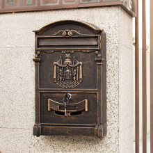 铸铝邮筒门口信箱摄影道具户意见箱信报箱室外不锈件欧式别墅创意