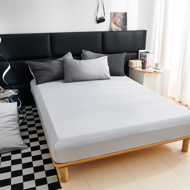 Cross-border Minimalist Gradient Bedding Four-piece Set, Washed Cotton New Home Textile Duvet Cover, Dormitory Single_voghion.com