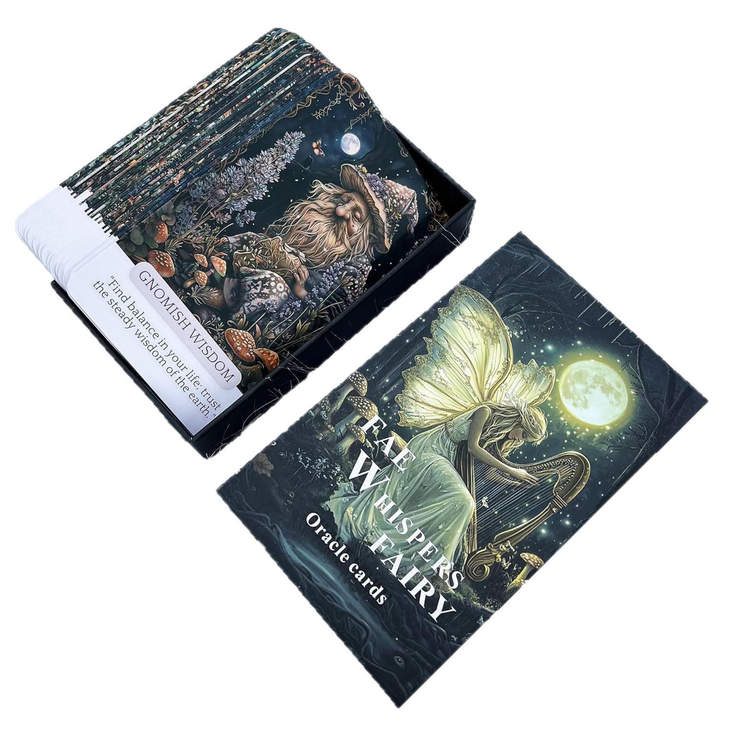 Nuovo prodotto transfrontaliero Commercio estero Gioco da tavolo transfrontaliero Versione inglese Tarocchi, Carte magiche delle fate_voghion.com