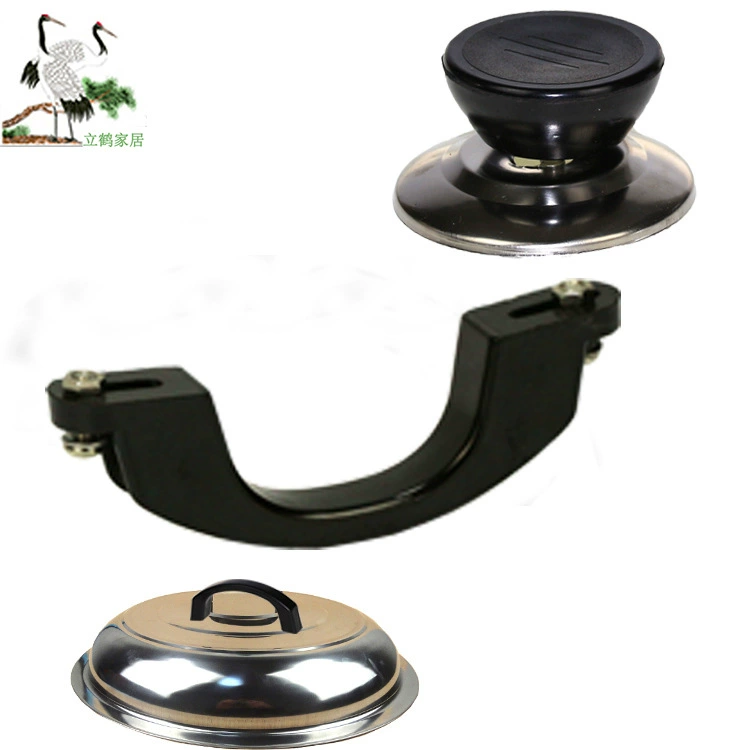 Ручка крышки кастрюли, верхняя ручка, ручка крышки кастрюли, аксессуары для крышки кастрюли, универсальная большая кнопка крышки кастрюли, ручка стеклянной крышки, ручка для вытягивания