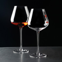 歐式家用大號勃艮第高腳杯紅酒杯創意蘋果玻璃白葡萄酒杯2支套裝