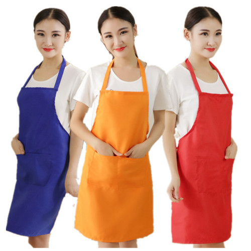 Advertising apron, apron, printed work clothes, wholesale gifts, printed logo, factory direct sales, waterproof, Korean style kitchen halter neck