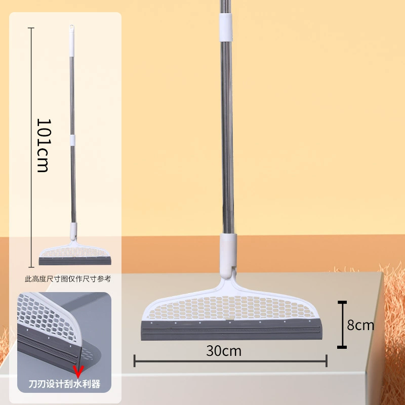 Волшебная щетка-швабра со встроенным скребком для воды, силиконовая щетка для сухой и влажной уборки, скребок для мытья полов в ванной.