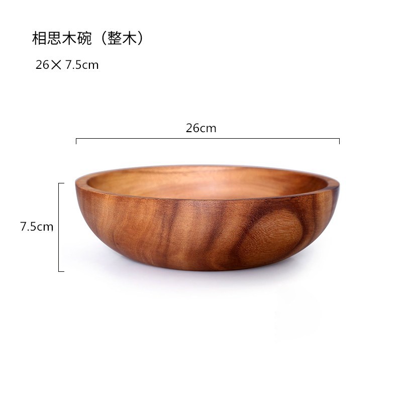 ＜＜아카시아나무 평평한 바닥 직경 26*높이 7.5cm＞＞