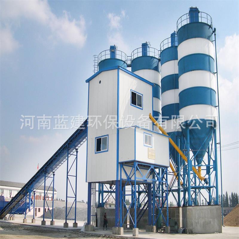 购买75混凝土搅拌站设备 1.5方混凝土搅拌站生产线选择蓝建厂家
