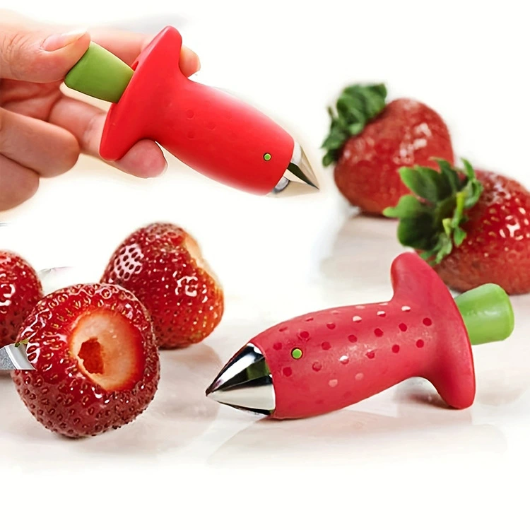 Popular selling Strawberry core collector Manual fruit core collector Fruit digging tools Kitchen gadgets