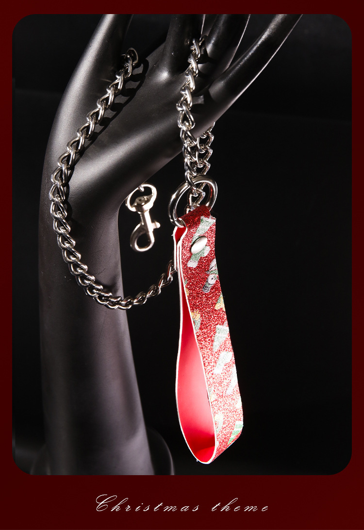 Jiuai 10-Piece Bondage Set with Handcuffs, Whip, Ball Gag and Nipple Clamps — detail image 22