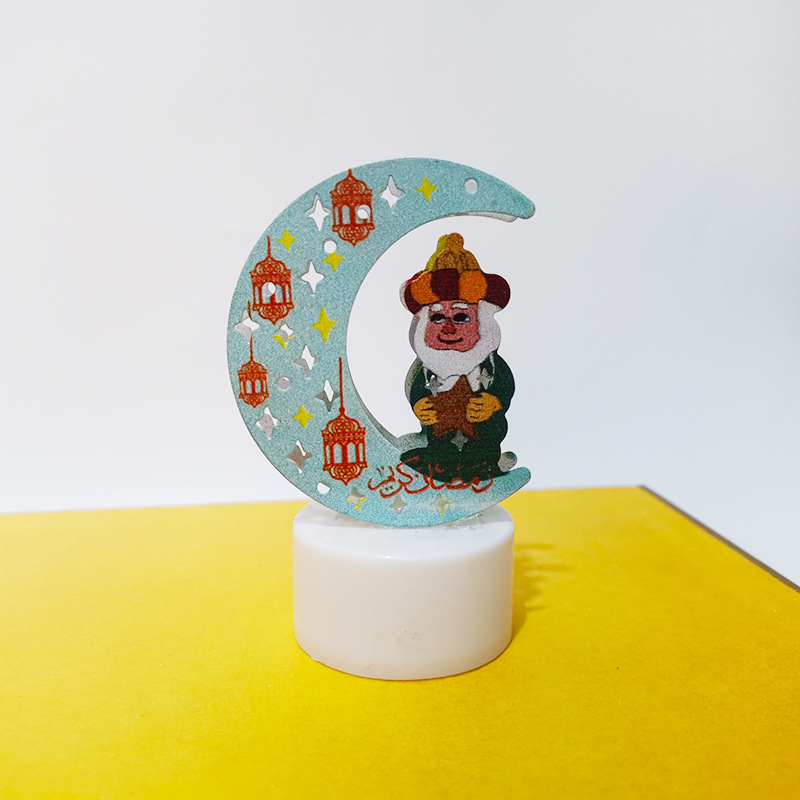 Nueva lámpara de vela electrónica LED iluminación creativa iluminación de atmósfera decoración pequeña lámpara de color hierro forjado estrella de modelado lámpara de noche