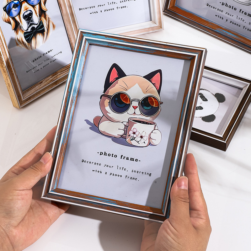 Simple photo frame wooden frame empty frame table high sense 6 inch 7 18 inch photo frame wholesale a3 wooden frame Simple photo frame wooden frame empty frame table high sense 6 inch 7 18 inch photo frame wholesale a3 wooden frame