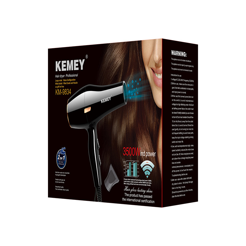 Comei transfronteriza secador de pelo hogar multi-engranaje ajustable temperatura constante secador de pelo peluquería profesional de alta potencia secador de pelo