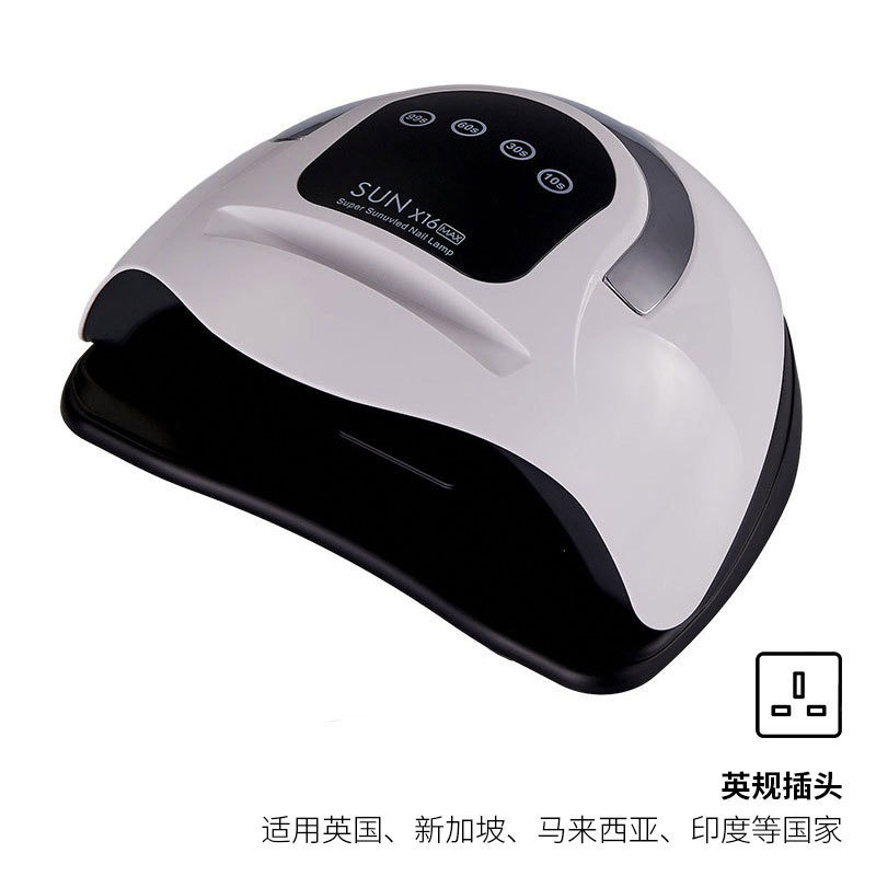 Lámpara de manicura inteligente Lámpara de fototerapia de manicura portátil Lámpara de parrilla de manicura de alta potencia 320W Máquina de manicura de sincronización de cuatro velocidades transfronteriza