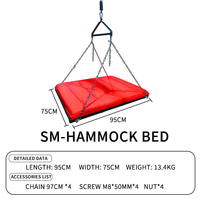 Metal Bondage Swing with Leather Seat for Couples — detail image 18