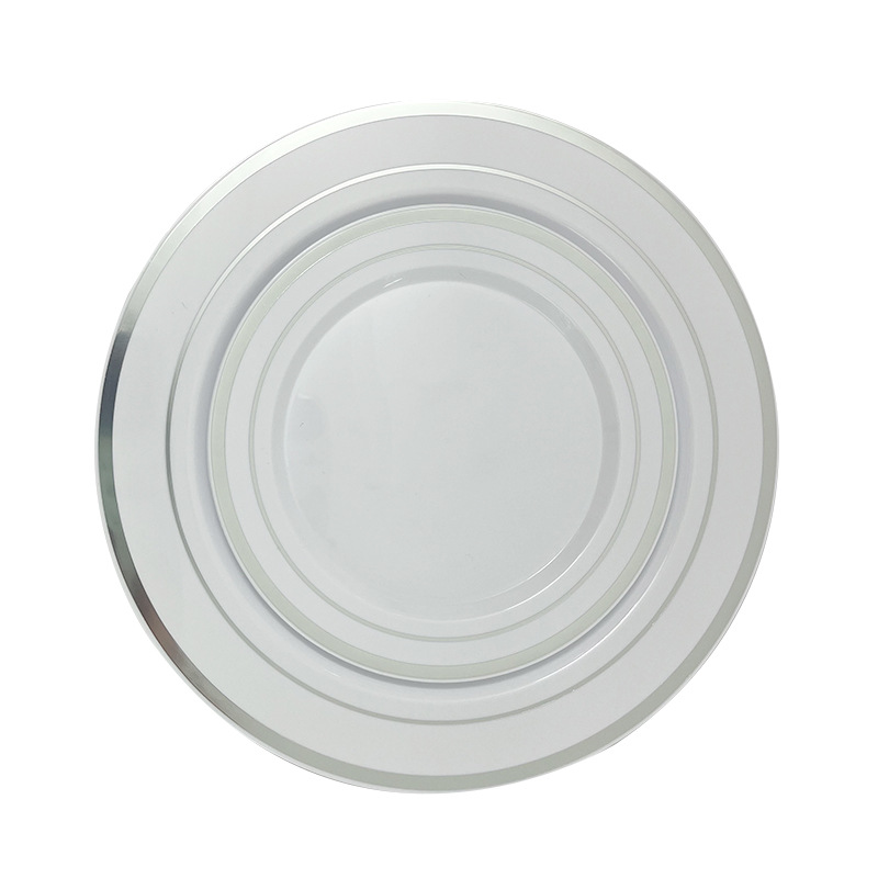 실버 7inch 작은 접시 25개