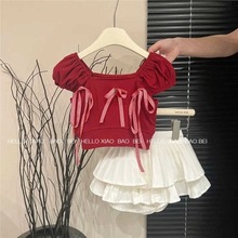 �n��Ůͯ2024�ļ��¿�����Y�tɫ�������µ���ȹ���b