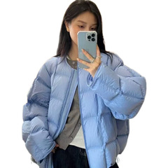 新款短款泡芙羽绒棉服女冬装新款流行轻薄保暖爆款面包服厚外套女