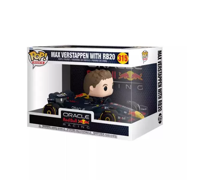 Коллекционная виниловая фигурка Funko POP Rides RB20, гоночный автомобиль в коробке, 1 шт.