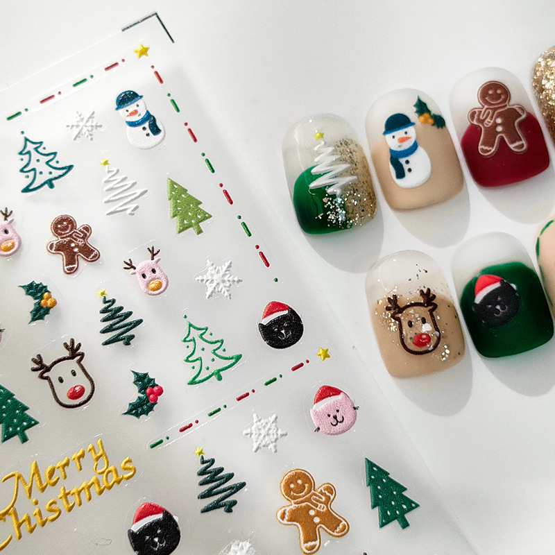 Cute adhesive fake nails for nails