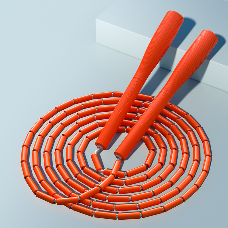 화살표 단단한 대나무 폴리머 비즈 퓨어 오렌지