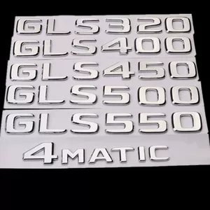Mercedes-Benz GLS320 GLS400 GLS450 GLS500 4MATIC yazı quyruq emblemi