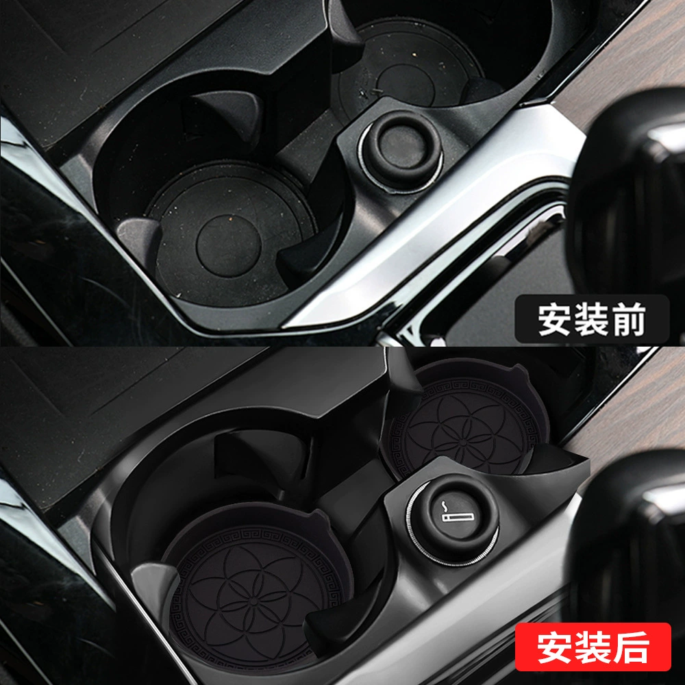 Универсальный круглый креативный коврик для хранения от производителя, товары для интерьера, прямые продажи, противоскользящая силиконовая подставка для центральной консоли автомобиля, круглая