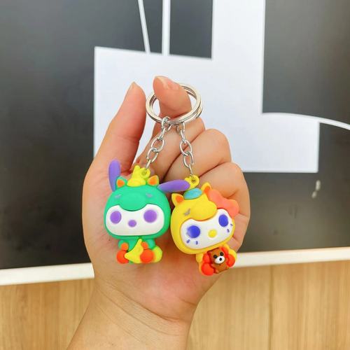 Charming Cute Klomi 3D Figure Keychain, Women's Bag Charm, Car Keychain, Small Gift