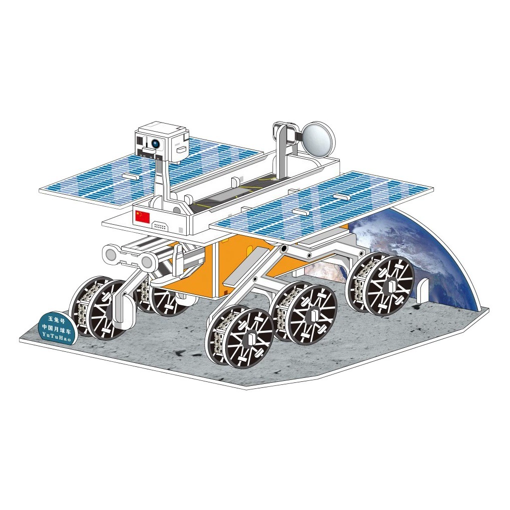 Заводской киоск ярмарка храм ярмарка детская головоломка белая карта 3D трехмерная головоломка игрушка DIY бумажная модель головоломки