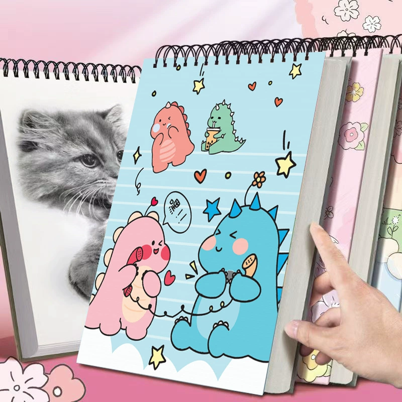 Book with pictures for kindergarten for elementary school students, increased thickness, graffiti