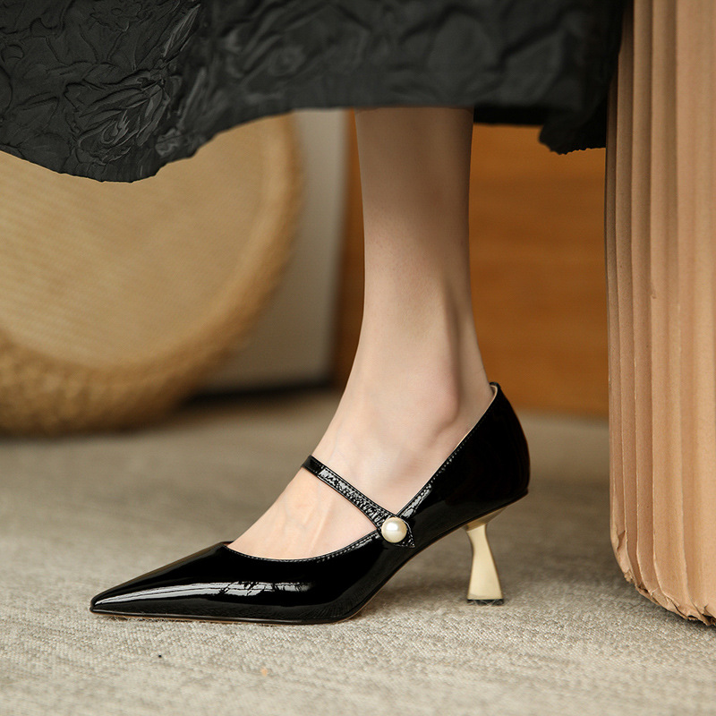 Chiko Shatara Pointed Toe Curved Heels Pumps