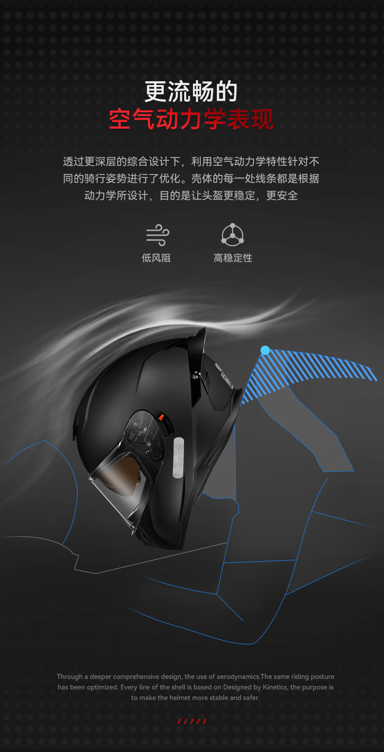 3C/DOT certification motorcycle helmet double lens big tail bluetooth full helmet unisex electric car helmet