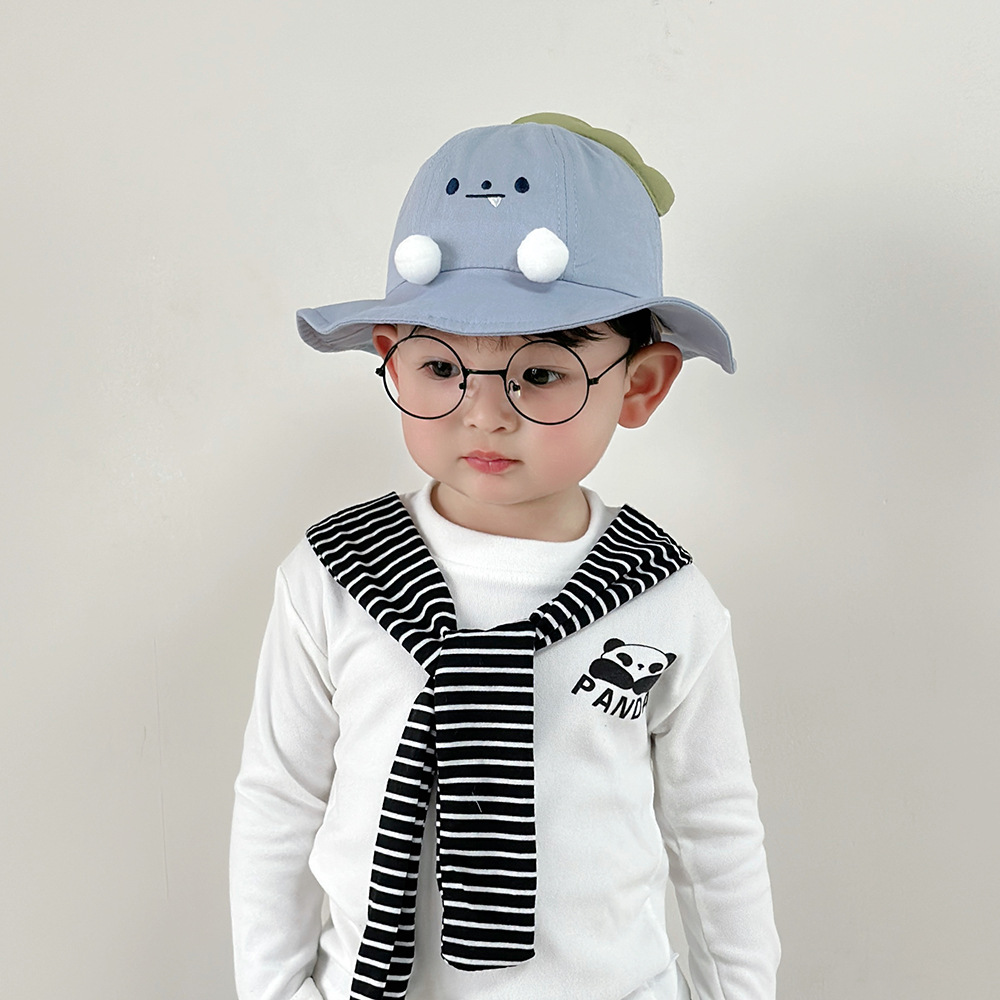 Sombrero de pescador bebé primavera y otoño verano delgado sombrero de sol para niños niñas y niñas bonitos sombreros de sol de dibujos animados